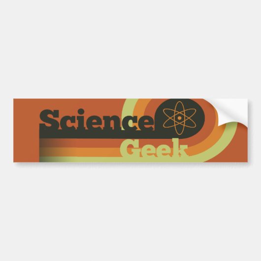 Science Geek Bumpersticker (Voorkant)