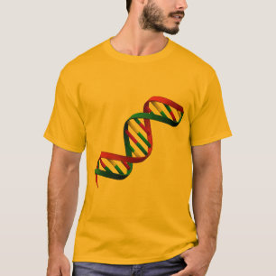 science geek gensequentie dna t-shirt ontwerp