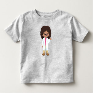 Science Girl, Latina Girl, Cute Girl, Scientist Kinder Shirts