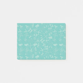 Science Icons Pattern Post-it® Notes