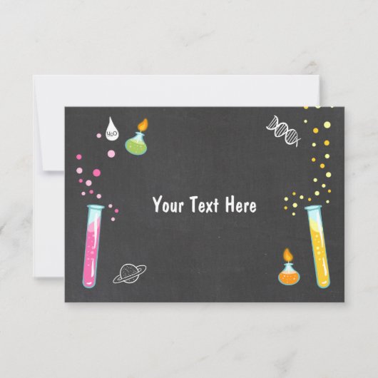 Science Insérez la carte Science Party Expérience  (Devant)