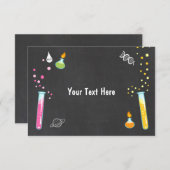 Science Insérez la carte Science Party Expérience  (Devant / Derrière)