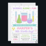 Science Invitation Anniversaire Science Invitation<br><div class="desc">Science Invitation Anniversaire Science Invitation Slime Invitation Tous les modèles sont © RIEN PANDA LLC</div>