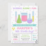 Science Invitation Anniversaire Science Invitation<br><div class="desc">Science Invitation Anniversaire Science Invitation Slime Invitation Tous les modèles sont © RIEN PANDA LLC</div>