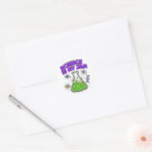 Science Is My Jam Lab Fun Autocollant Rond (Enveloppe)