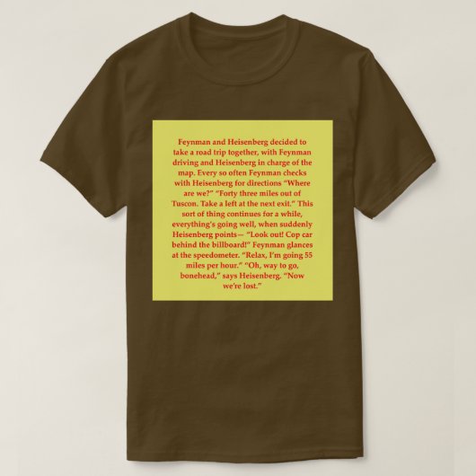 Science Joke 1 T-shirt (Design voorkant)