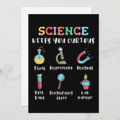 Science keeps you curious kaart (Voorkant / Achterkant)