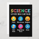 Science keeps you curious kaart (Voorkant / Achterkant)