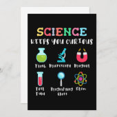 Science keeps you curious kaart (Voorkant / Achterkant)