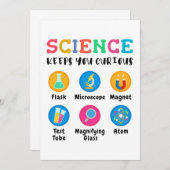 Science keeps you curious kaart (Voorkant / Achterkant)