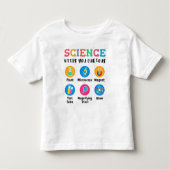 Science keeps you curious kinder shirts (Voorkant)