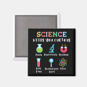 Science keeps you curious magneet (Voorkant / Achterkant)