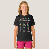 Science keeps you curious t-shirt (Voorkant volledig)