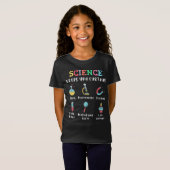 Science keeps you curious t-shirt (Voorkant volledig)