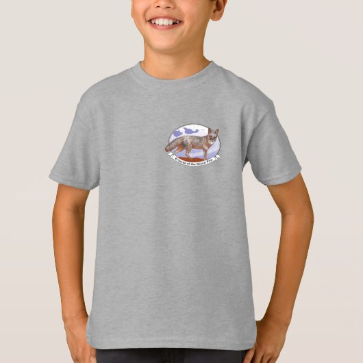 Science Kids T-Shirt Logo Front Science Fox Back (Devant)