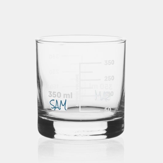 Science Lab Beaker gepersonaliseerd glas (Voorkant)