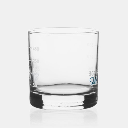 Science Lab Beaker gepersonaliseerd glas (Links)