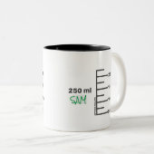 Science Lab Beaker Gepersonaliseerde Witte Mok (Voorkant rechts)