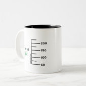 Science Lab Beaker Gepersonaliseerde Witte Mok (Voorkant links)