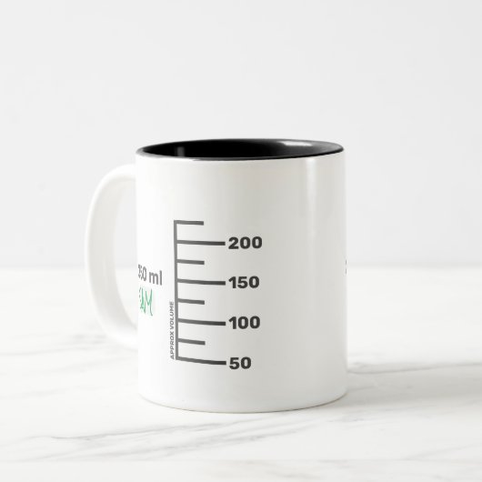 Science Lab Beaker Gepersonaliseerde Witte Mok (Voorkant links)