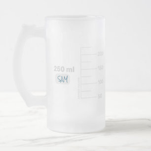 Science Lab Beaker Personated Tall Mok