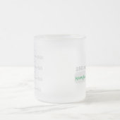 Science Lab Beaker Personnalisé Big Étiquette Mug (Centre)