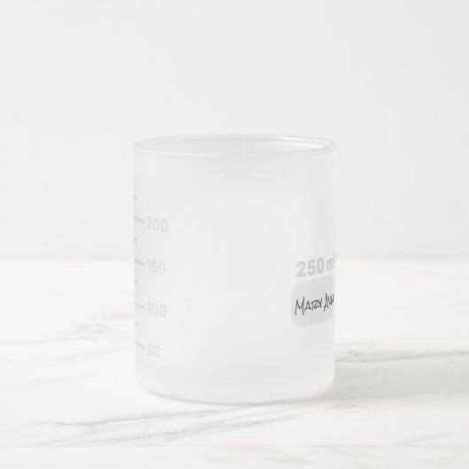 Science Lab Beaker Specialized Big Label Mok (Center)