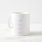 Science Lab Beaker Specialized Large Label Mok (Voorkant links)
