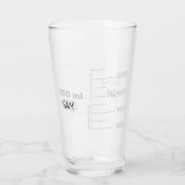 Science Lab Beaker Verre de boisson personnalisée (Dos)