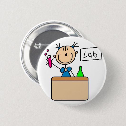 Science Lab Button (Voorkant /achterkant)