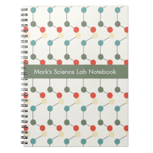 Science Lab Chemie Patroon Schoolnotitieboek Notitieboek