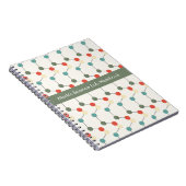 Science Lab Chemistry Pattern School Notitieboek (Rechterzijde)