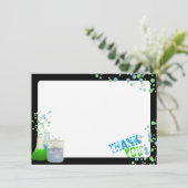 Science Lab Dank u wel Bedankkaart (Staand voorkant)