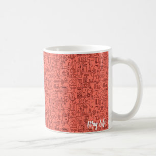 Science Lab Pattern-Mok Koffiemok