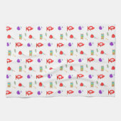 Science Lab Pattern Theedoek (Horizontaal)