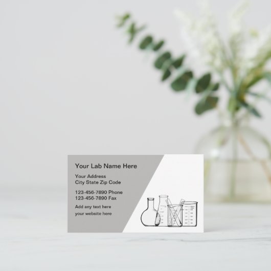 Science Lab Thème Cartes de visite (Debout devant)