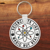 Science Like Magic But Real Sleutelhanger (Achterkant)
