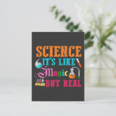 Science Magic Future Scientist Chemistry Student Briefkaart (Staand voorkant)
