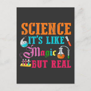 Science Magic Future Scientist Chemistry Student Briefkaart