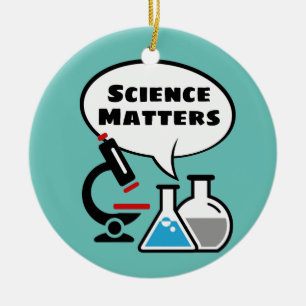 Science Maters Speech Bubble Design Ornament