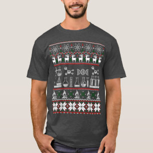 Science Medical Lab Ugly kerstSweater Chemist T-shirt