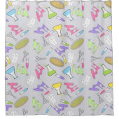 Science Médicale Recherche rideau de douche (Devant)