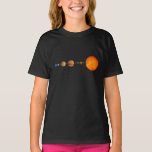 Science Milky Way Galaxy Solar System Sun Planets T-shirt