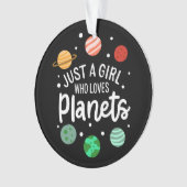 Science Nerd fille spatiale qui aime les planètes (devant)