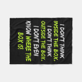 Science Nerd - Inventor - R&d Develop New Idea Fleece Deken (Voorkant (Horizontaal))