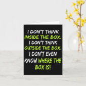 Science Nerd - Inventor - R&d Develop New Idea Kaart (Gele Bloem)