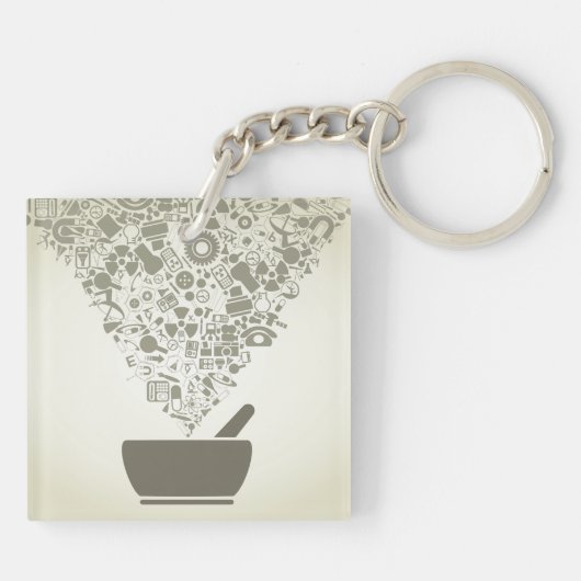 Science Objects Sleutelhanger (Achterkant)