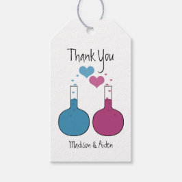 Science of Love Wedding Gift Labels Cadeaulabel