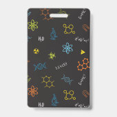 Science Party ID Badge Wetenschapper Badge (Achterkant)