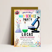 Science Party Invitation d'anniversaire